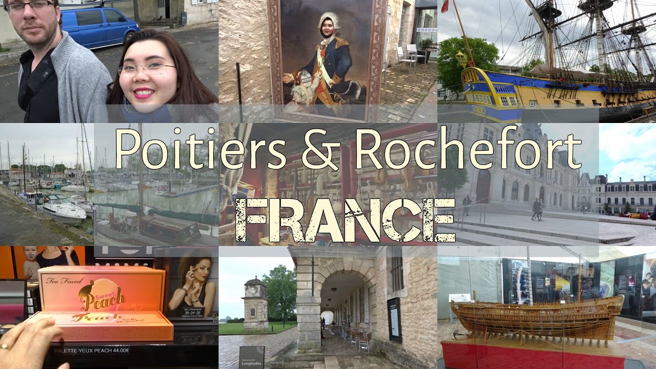 France Travel | Vlog 3 | Đi shopping và thăm 2 thành phố Poitiers & Rochefort | Petite Meow Beauty