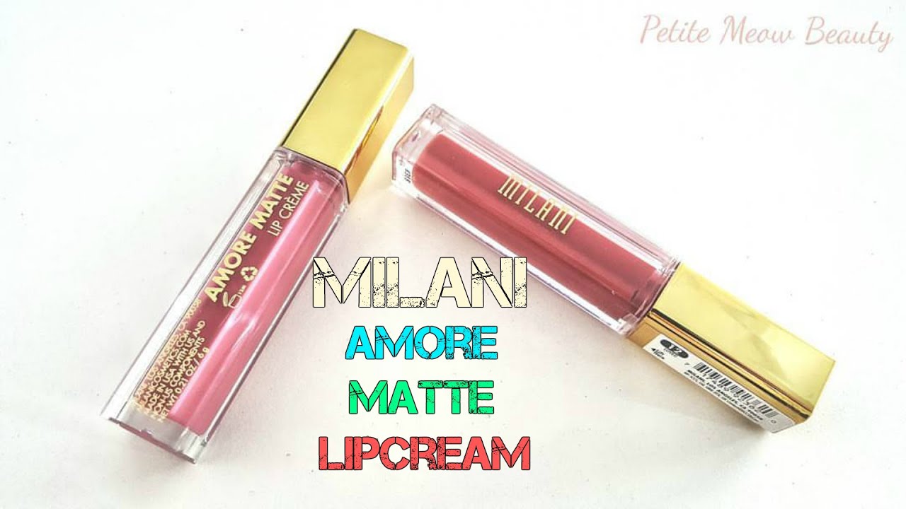 MILANI AMORE MATTE LIP CREAM | Review & Swatch