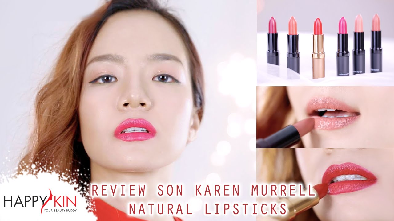 Swatch Son Karen Murrell Natural Lipsticks